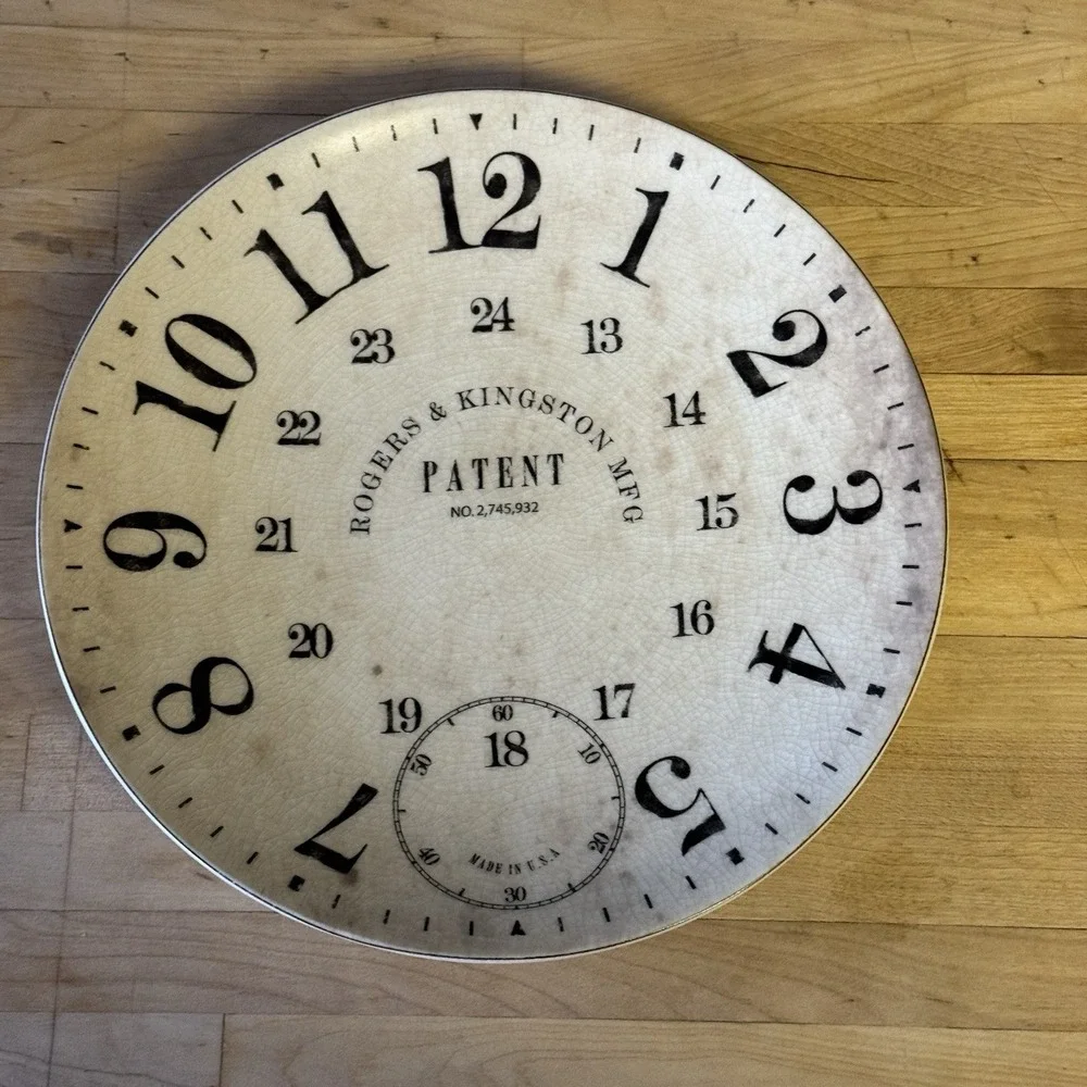 Pottery Barn Vintage Clock Face 8.25